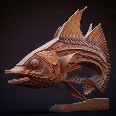 3D model Etmopterus dislineatus (STL)